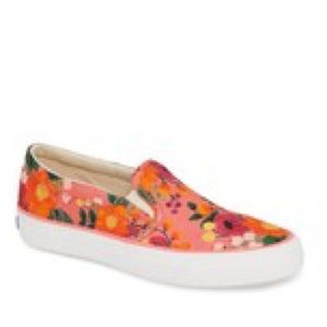 Keds x Rifle Paper Co. Pink Floral Slip-on Sneaker